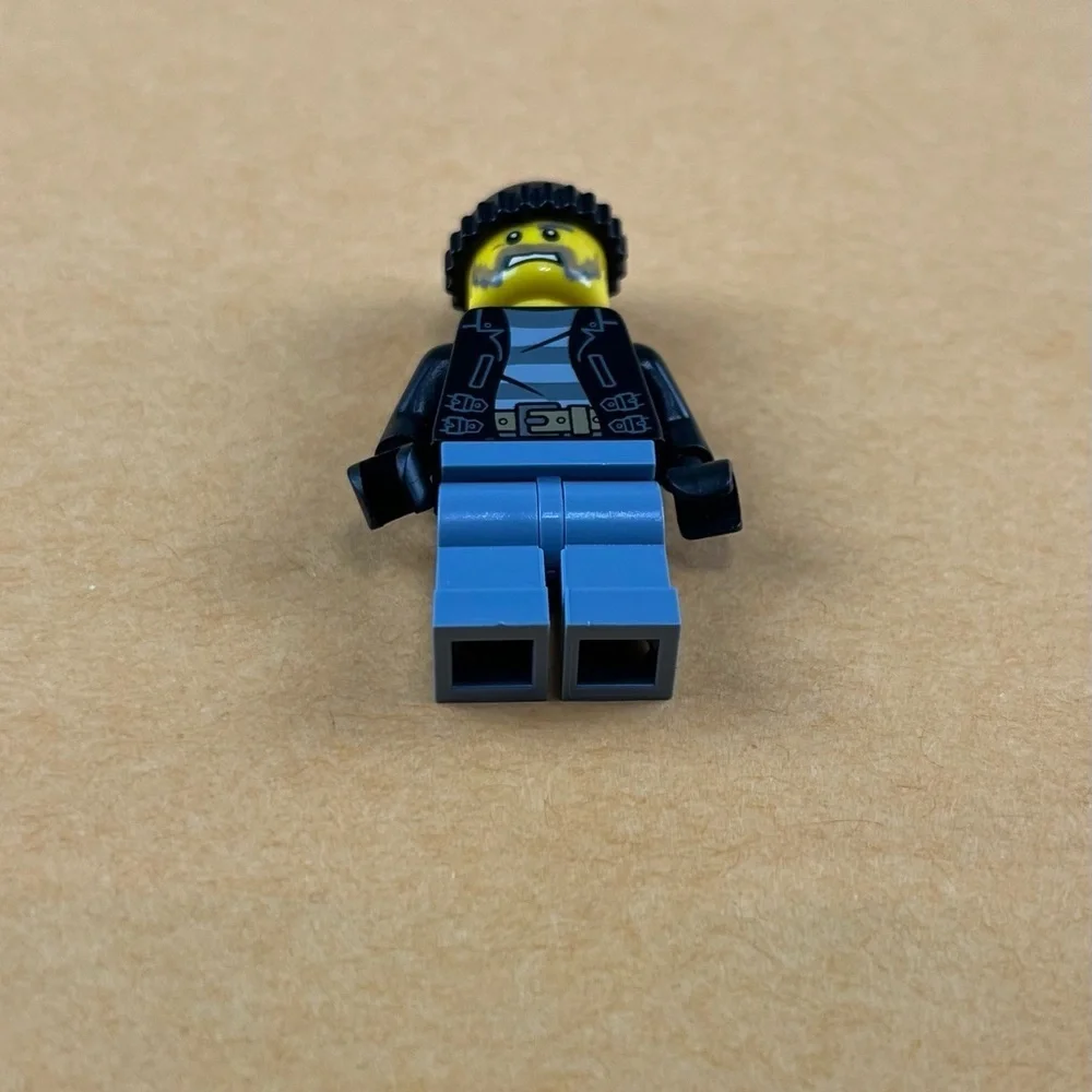 LEGO City Police Prisoner Minifigure Bandit Burglar Beanie 2”